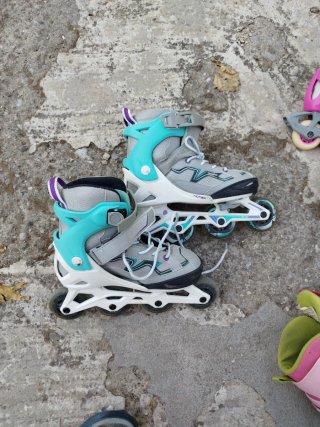 Patines en línea infantiles ajustables 35-38cm