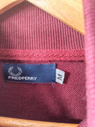Chaqueta Fred Perry Roja Talla S