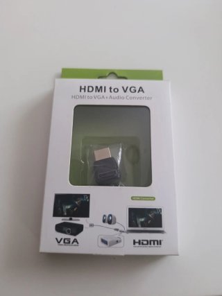 Adaptador HDMI a VGA con Audio