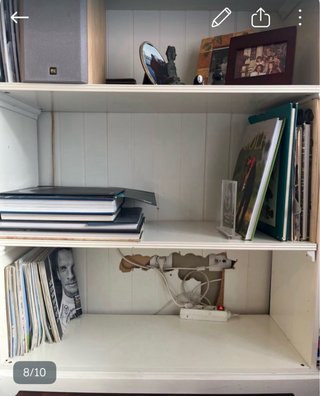 Librería Ikea Lacada Blanca