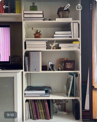Librería Ikea Lacada Blanca