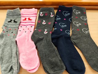 Lote 5 Calcetines Nuevos Talla S 35-38