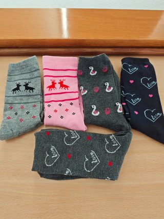 Lote 5 Calcetines Nuevos Talla S 35-38