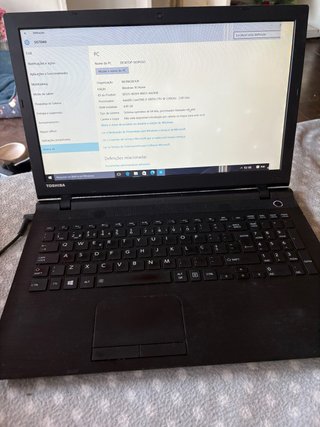 Portátil Toshiba Negro Windows 10