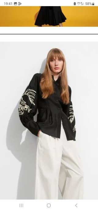 Camisa negra Stockholm Atelier S
