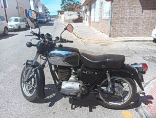 Moto Sanglas 400F Negra/Plata