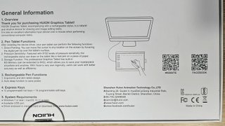 Tableta Gráfica HUION H1060P ***A ESTRENAR***