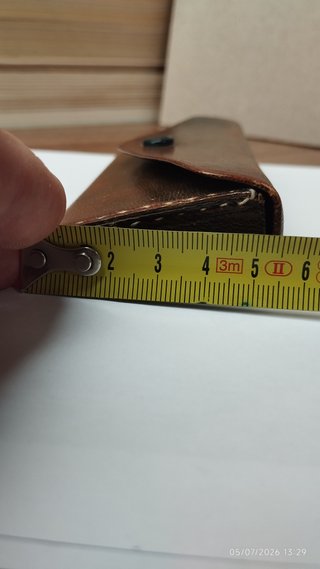 Funda de piel para gafas pequeñas