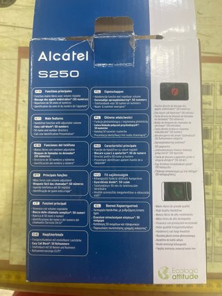 Teléfono Alcatel S250 Negro