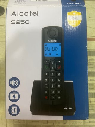 Teléfono Alcatel S250 Negro