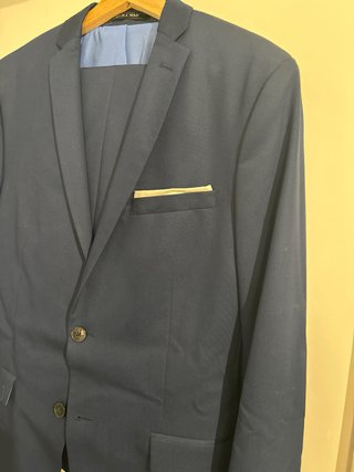 Traje Zara Azul Caballero