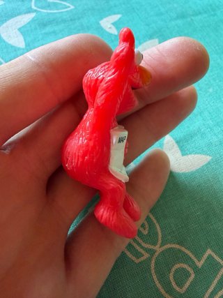 Figuras Elmo de Barrio Sésamo.