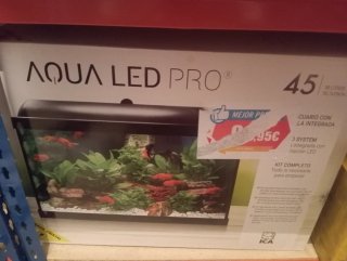 Acuario Aqua LED Pro 45L