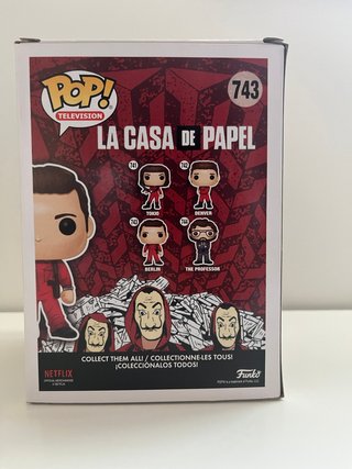 Funko Pop Berlin Chase La Casa de Papel 743