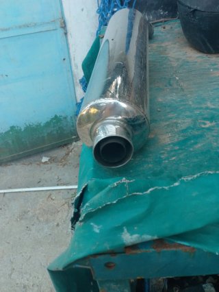 Tubo de escape CBR 600f / f sport