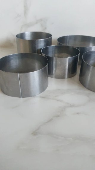 Lote 5 moldes cocina Acero inoxidable 3€/uni