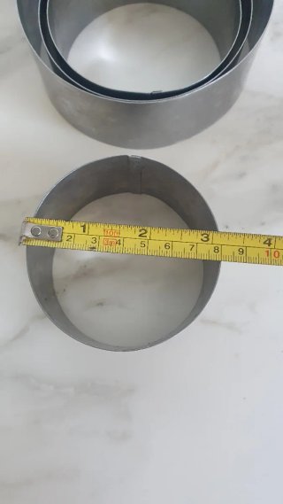 Lote 5 moldes cocina Acero inoxidable 3€/uni