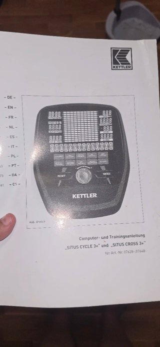 Bicicleta Estática Kettler Situs Cycle 3+