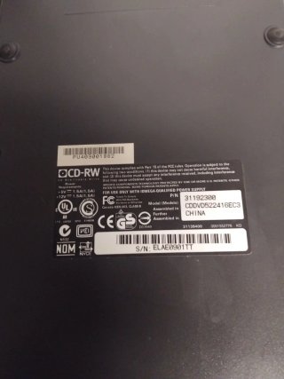 Grabador CD-RW Iomega + Lector de tarjetas.