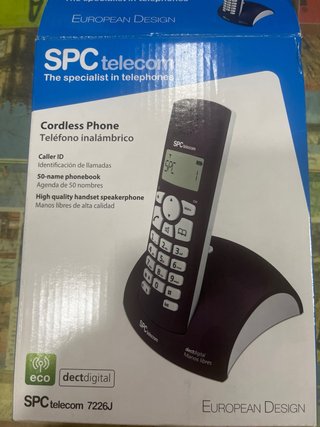 Teléfono inalámbrico SPC telecom morado