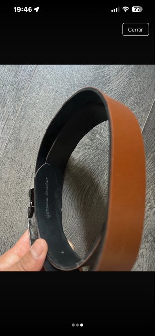 Cinturón reversible