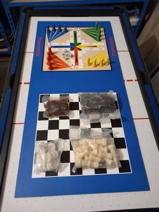 Mesa de futbolín multijuegos