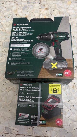 Taladro Parkside 20V sin estrenar