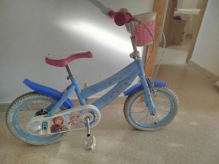 Bicicleta Infantil Frozen Azul