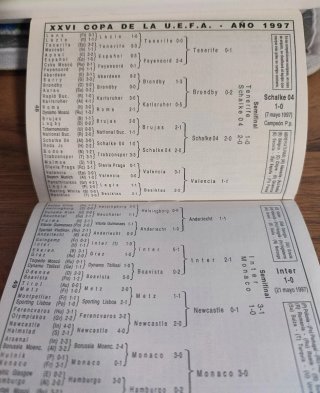 Calendario Fútbol Español 1997-1998