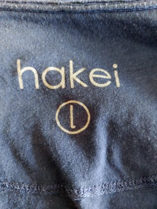 Camiseta azul Hakei sin mangas