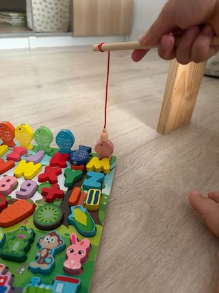 Puzzle Infantil Madera Letras y Números