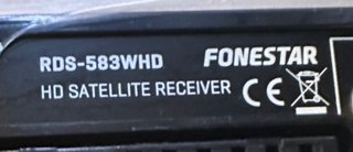 Receptor satélite Fonestar RDS-583WHD
