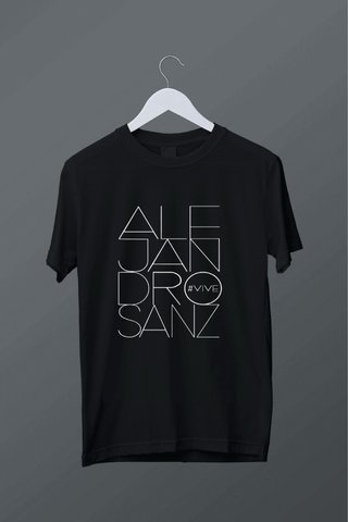 Camiseta Alejandro Sanz Negra