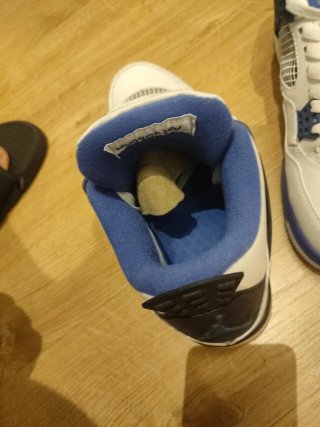 Air Jordan 4 Retro Azul y Blanco