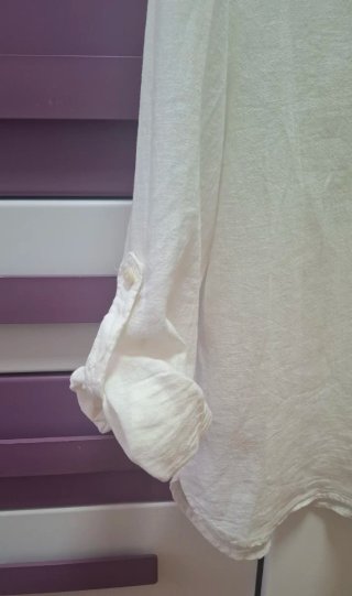 Camisa Springfield Lino Blanca Talla 36