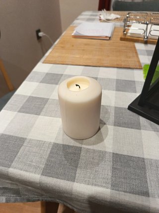 Farolillos negros con velas incluidas