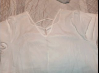 Blusa blanca manga larga