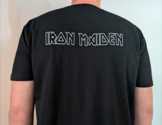 CAMISETA NEGRA - IRON MAIDEN / RUN FOR LIVES - XL