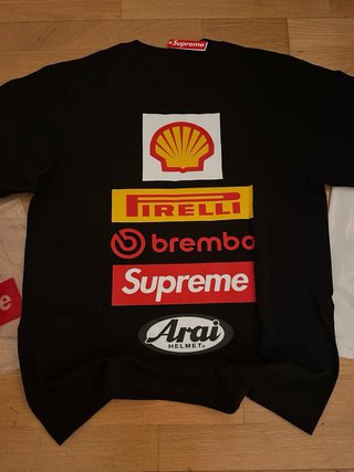 Camiseta Supreme x Ducati Negra Talla S