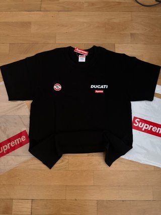 Camiseta Supreme x Ducati Negra Talla S