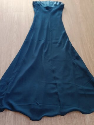 Vestido fiesta largo con brillos