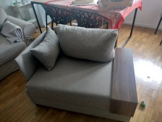 Diván Fly Crema 105x75x80 cm Kalune Design