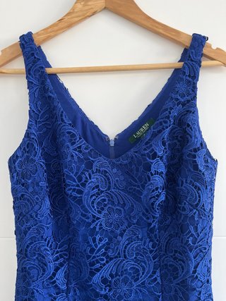 Vestido Ralph Lauren Azul Talla 4