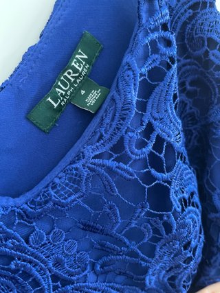 Vestido Ralph Lauren Azul Talla 4