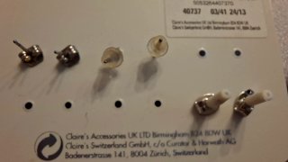 Pendientes Claire's Unicornio, Pez y Flor