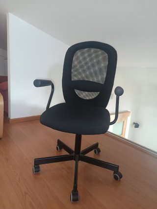 Silla de oficina Ikea negra