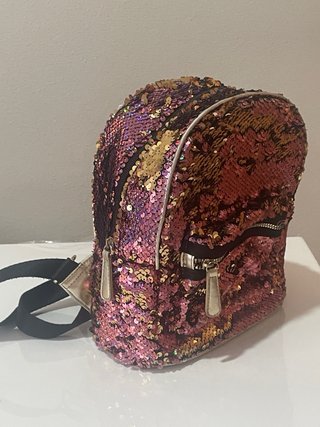 Mini mochila lentejuelas reversibles
