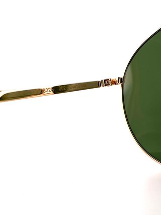 Gafas de Sol Gucci Aviador Doradas Verdes