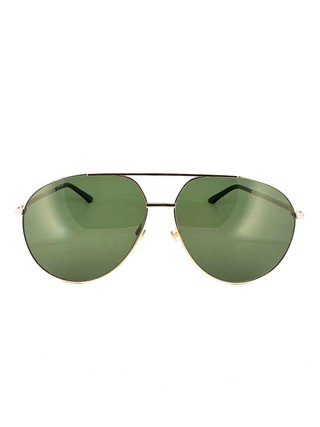 Gafas de Sol Gucci Aviador Doradas Verdes
