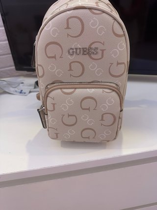 Bolso Guess Beige Monogram